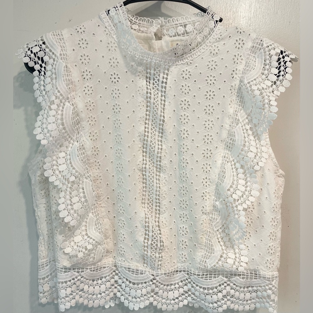 Women’s Sim & Same Vintage Lace Blouse